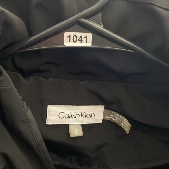 Calvin Klein Anorak Women's Size Small Water / Wind Resistant Coat Packable Hood - Picture 16 of 16